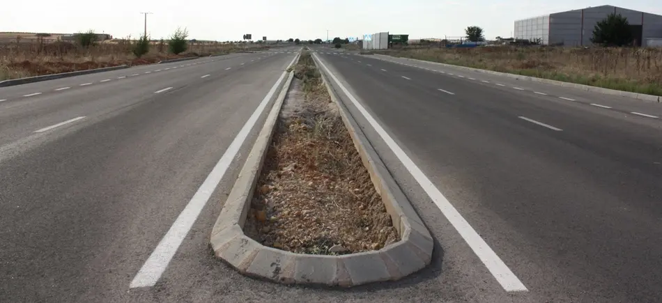 Lugar donde fue interceptada la furgoneta
Foto: GACETA