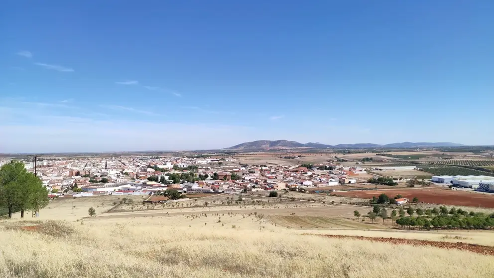 Visión de Valdepeñas desde el cerro de San Blas