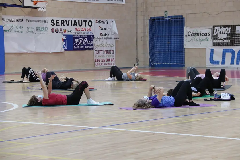 Clases de pilates de las escuelas deportivas de Manzanares