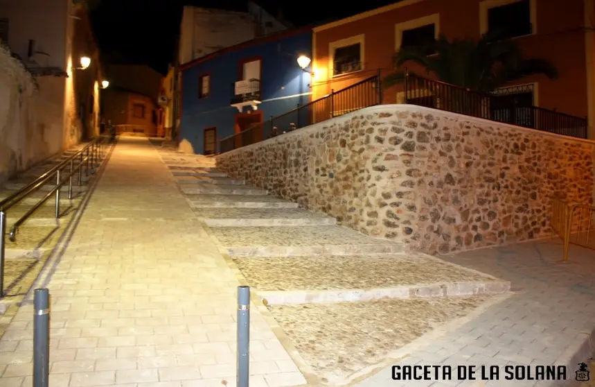 La tienda denunciada se encuentra junto a este conocido paraje urbano de La Solana