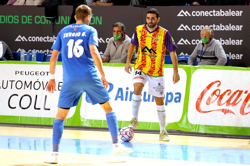 Sergio González y Tomaz en el Palma Futsal 3-4 Viña Albali Valdepeñas