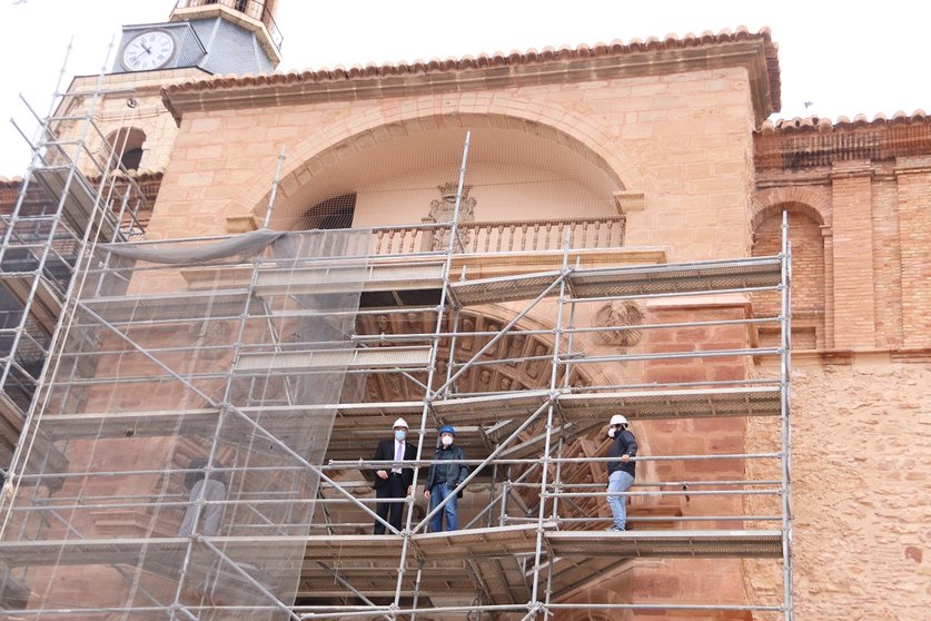 Obras de la Iglesia de la Asunción de Manzanares