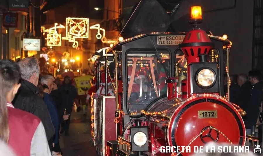 Imagen de la cabalgata de Reyes de La Solana de 2019