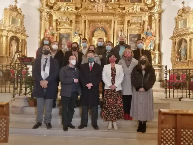 Inauguración del retablo en Torre de Juan Abad