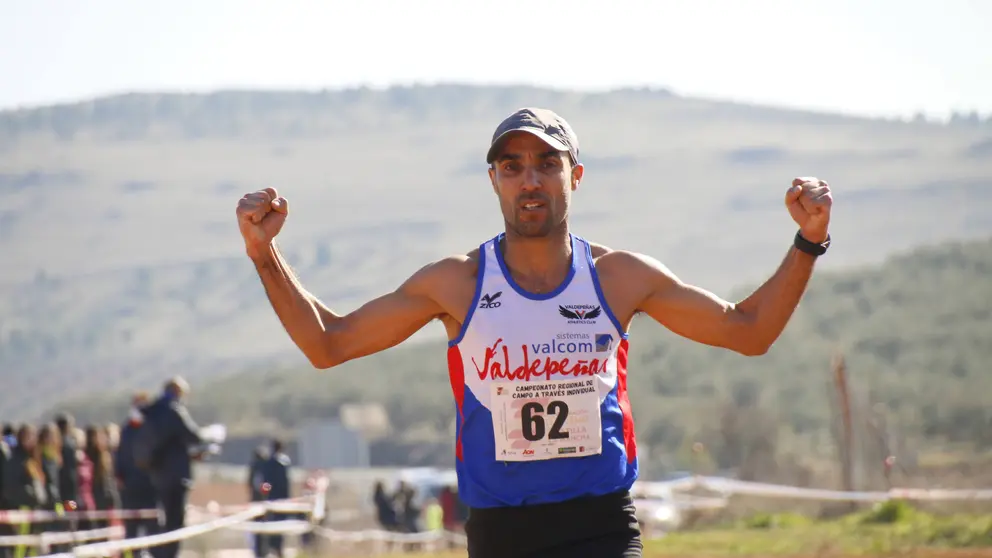 Jaouad el Bissis en en Campeonato de Castilla-La Mancha de Campo a través