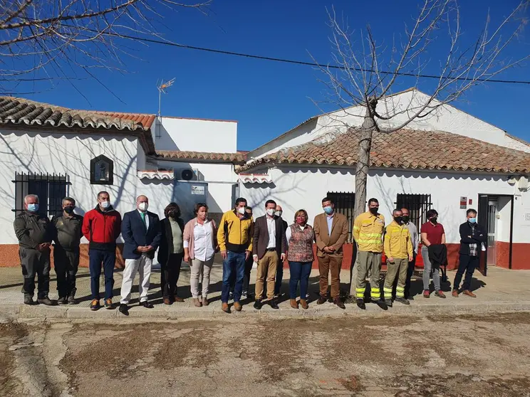 Base del retén contra incendios en Viso del Marqués