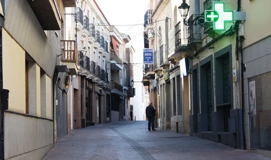 Calle Feria de La Solana, donde se produjo el hurto