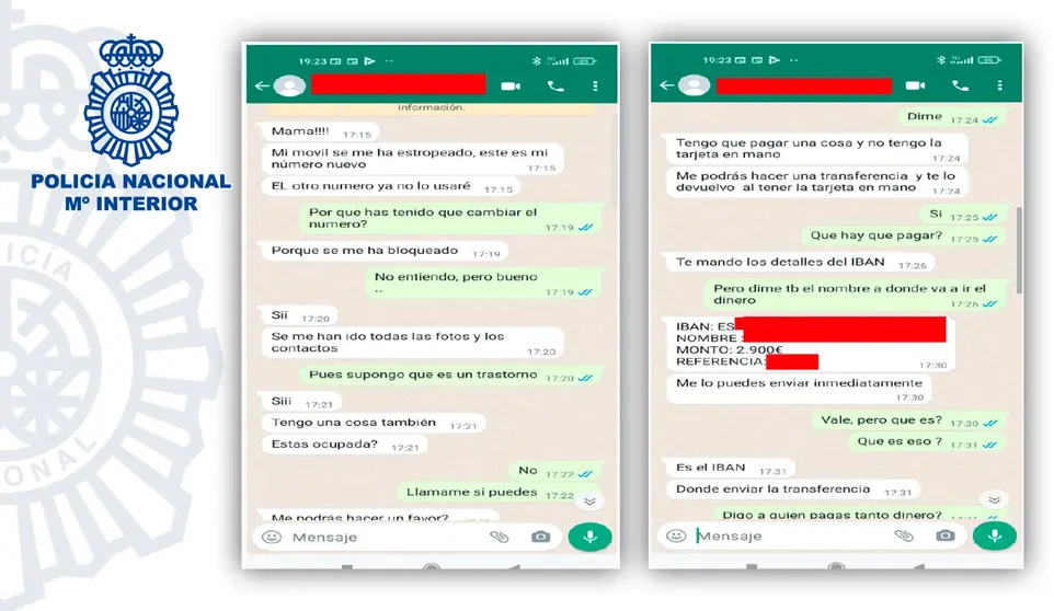 Estafa a través de WhatsApp