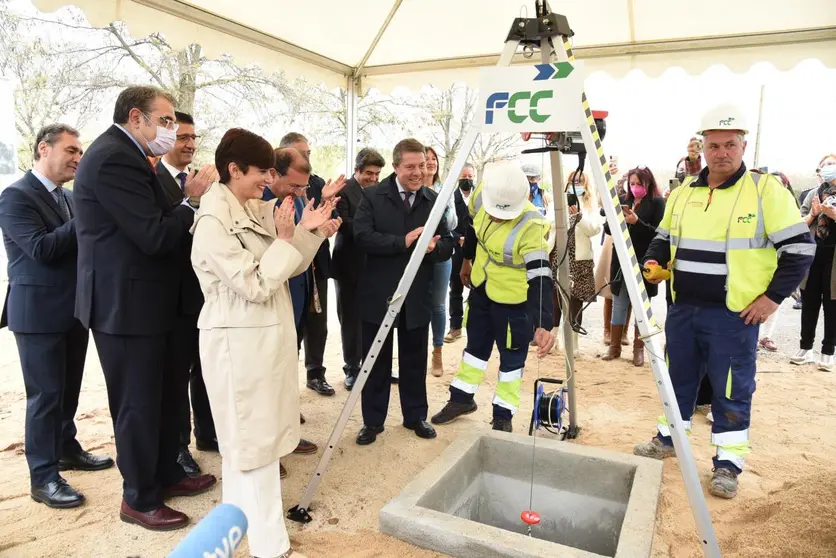 Primera piedra del nuevo Hospital de Puertollano (Sanidad)