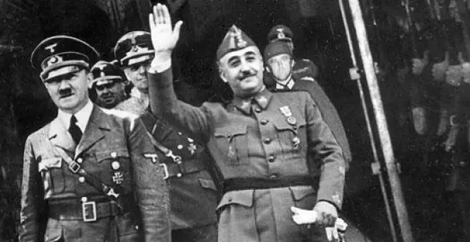 Hitler y franco