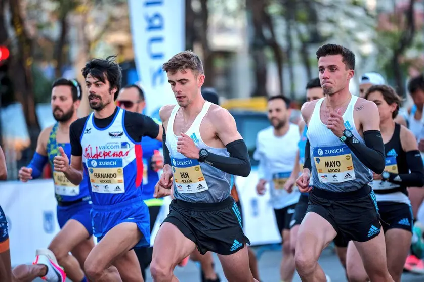 Fernando González-Mohíno en el 10k de Madrid