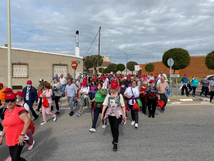 Ruta senderista para personas mayores