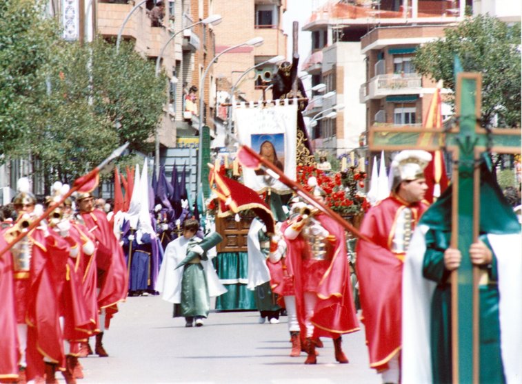 Guardia Romana en la procesión de mediodía de Viernes Santo 1990