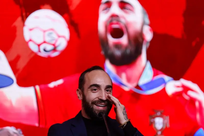 Ricardinho en su despedida de la Selección Portuguesa