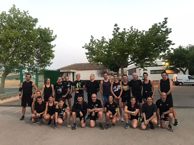 Participantes en la Carrera Nocturna del Club Extenuación. 23-07-2022