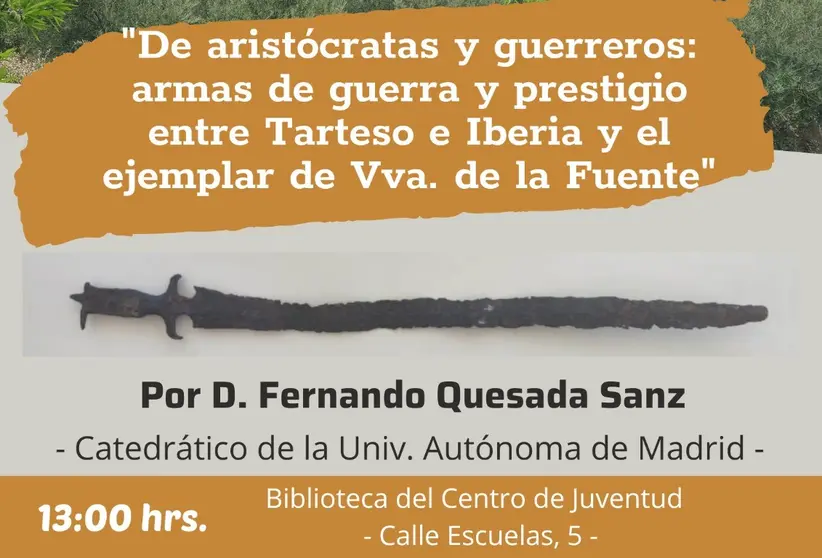 Conferencia y presentación de la espada de la Edad de Hierro de Villanueva de la Fuente