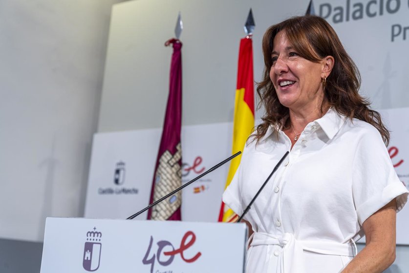 Blanca Fernández, consejera de Igualdad y portavoz del Gobierno de Castilla-La Mancha