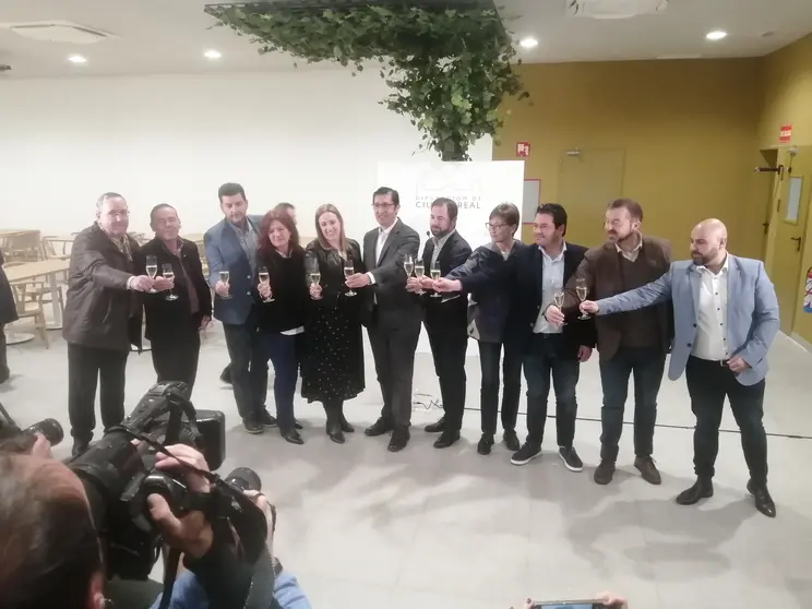 Brindis del equipo de gobierno de la Diputación por el nuevo año