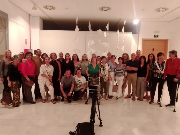 Alumnado de los Talleres de Artes Plásticas