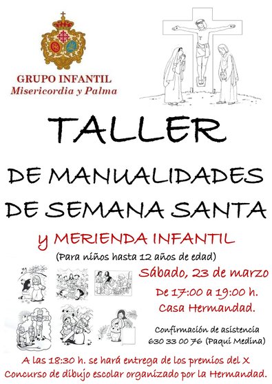 Taller manualidades Semana Santa Grupo Infantil 2024
