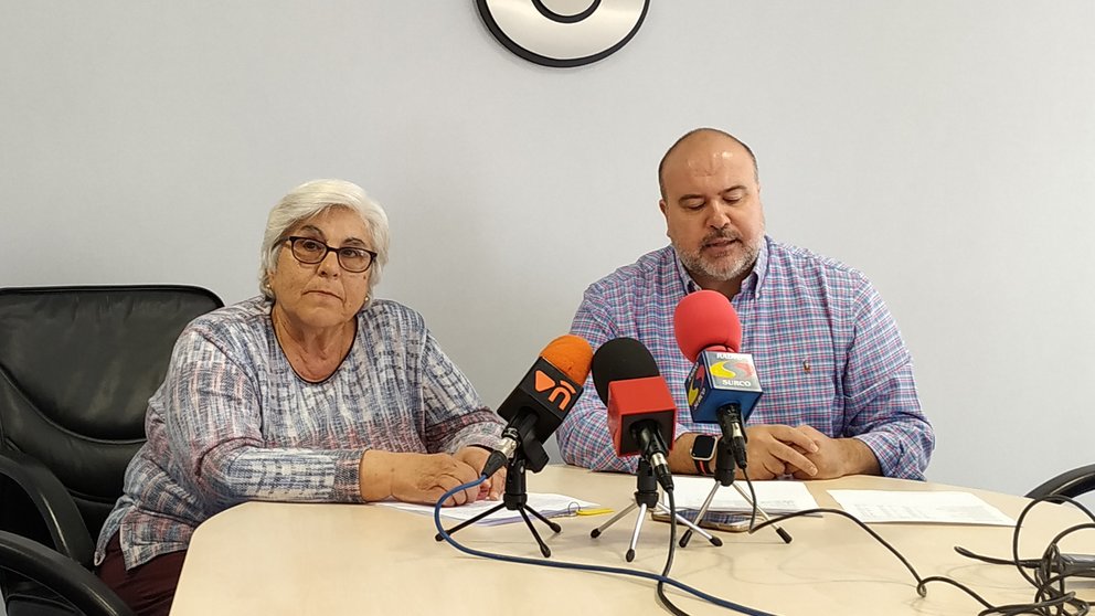 Rafaela Fernández y Fausto Marín vicepresidenta y presidente de la Hermandad de Donantes de sangre de Valdepeñas