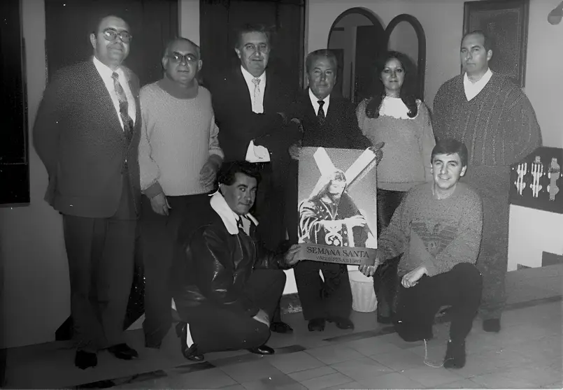 Dirigentes fundadores de la Agrupación de Hermandades y Cofradías
