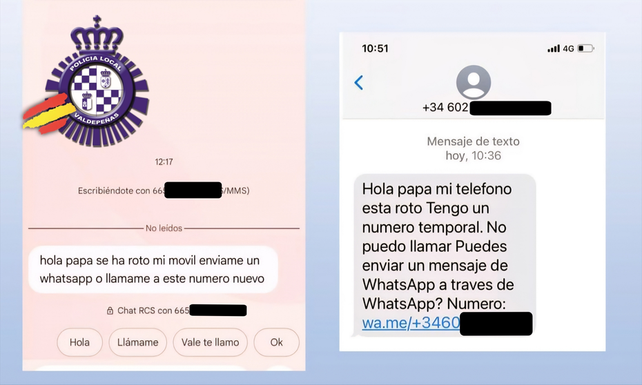 TELÉFONO ROTO POLICÍA LOCAL VALDEPEÑAS