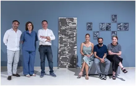 El jurado del XXVII Certamen de Dibujo Gregorio Prieto junto a las obras ganadoras