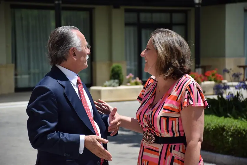 Lluis Furnells y Patricia Franco