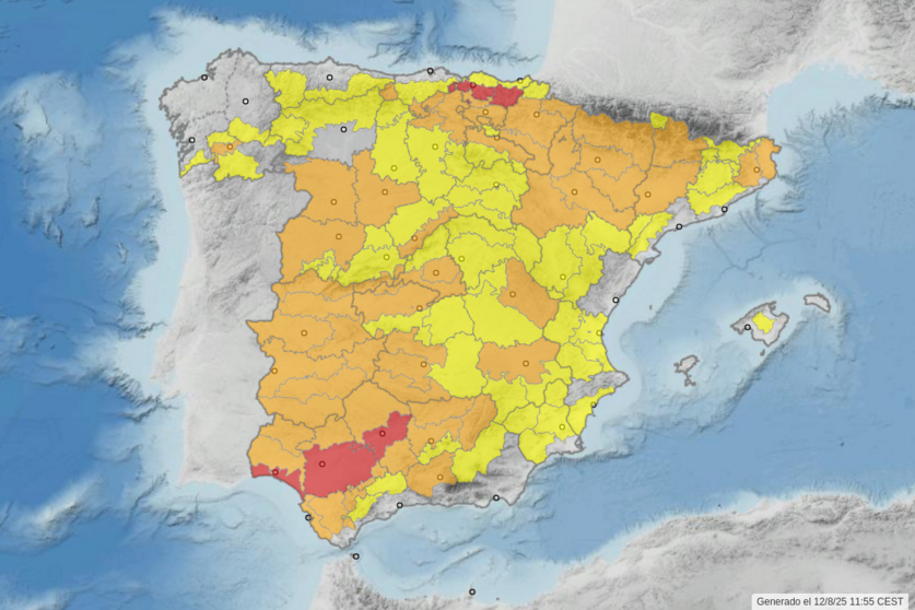 Mapa de calor España