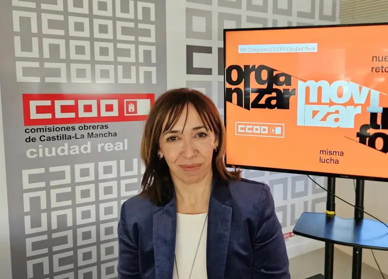 Esther Serrano. Secretaria General CC.OO. Ciudad Real