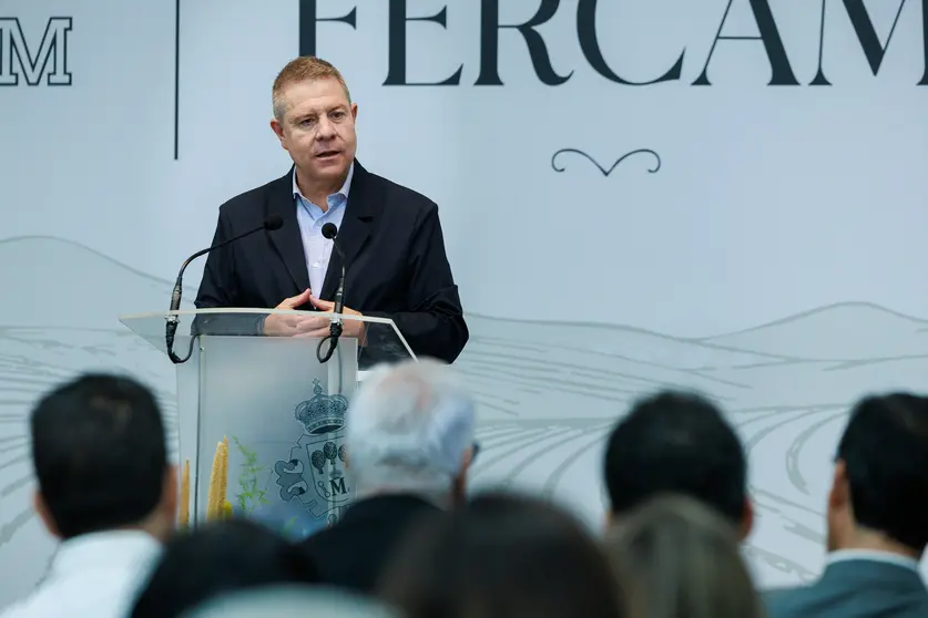 Garc&iacute;a-Page en la inauguraci&oacute;n de la Feria Nacional del Campo de Manzanares