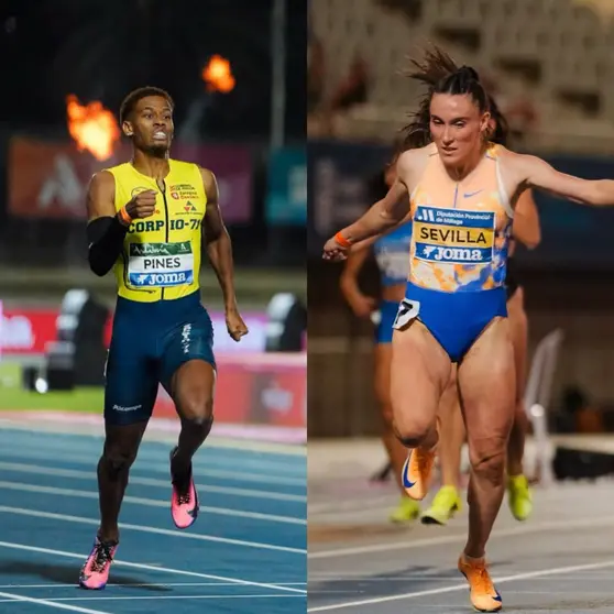 Asabu Pin&eacute;s y Paula Sevilla