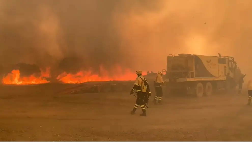 Incendio en Viso del Marqu&eacute;s
