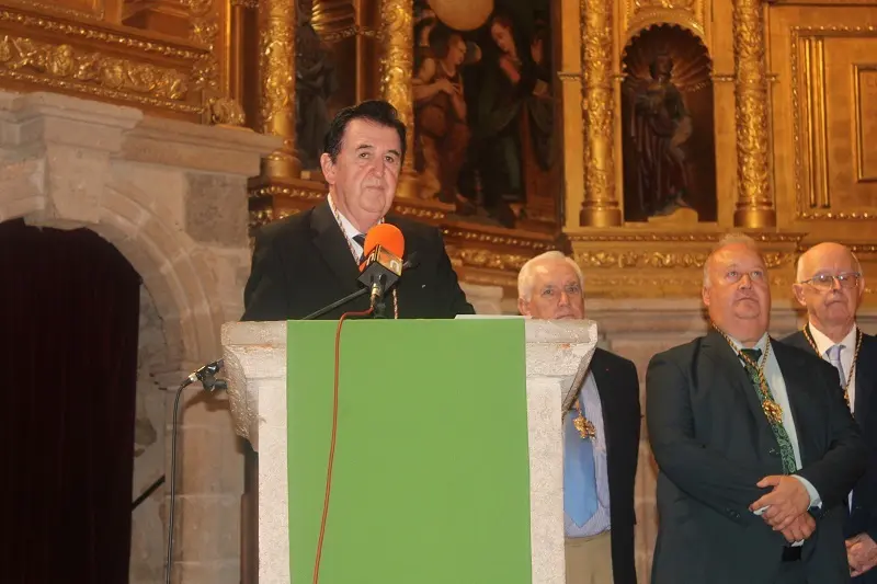 &Aacute;ngel L&oacute;pez durante el acto