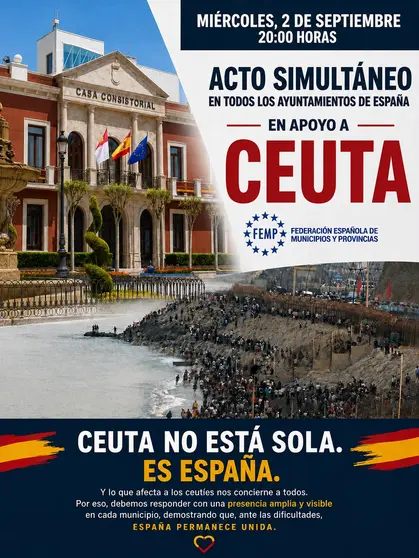 CONVOCATORIA CONCENTRACI&Oacute;N APOYO A CEUTA