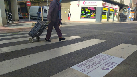 PASOS PEATONES VIOLENCIA GENERO