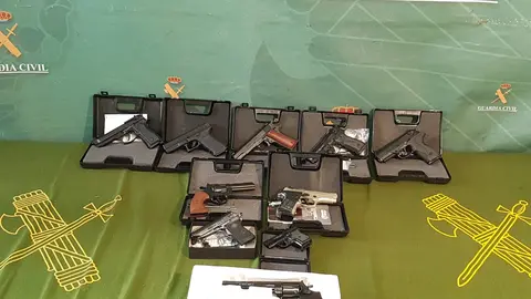 Armas requisadas - Guardia Civil