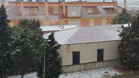Nieve en Valdepeñas 
Foto: Trini Pérez