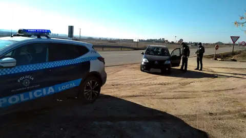 Controles del confinamiento perimetral en Villarrubia de los Ojos