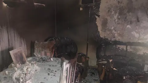 Incendio vivienda de Membrilla