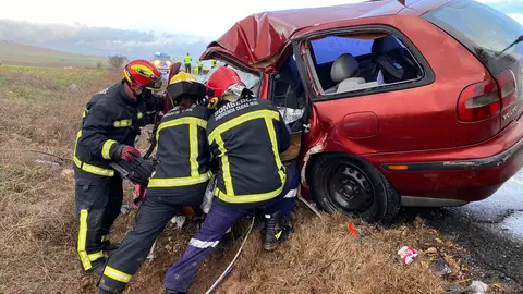 Accidente de tráfico entre Ciudad Real y Aldea del Rey