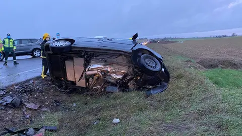 Accidente de tráfico entre Ciudad Real y Aldea del Rey