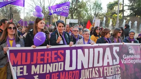 Manifestación en el Día de la Mujer