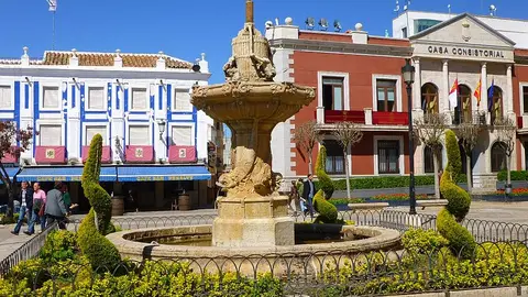 Plaza de España de Valdepeñas
Foto: Zarateman
