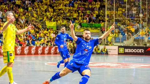 Gol de Catela contra el Jaén en los cuartos de final de la Copa de España 2020
Foto: ACP-FSV