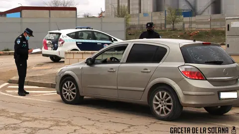 Control de la Policía Local de La Solana