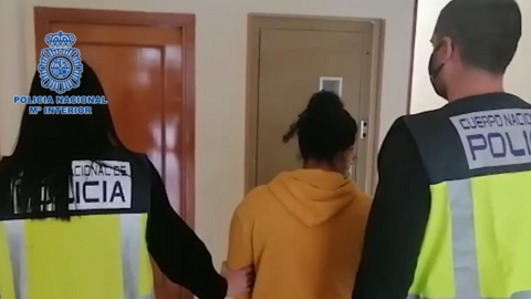 Detención de la fugitiva de Honduras