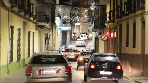 Calle Carrer de La Solana, donde fue sorprendido el conductor ebrio