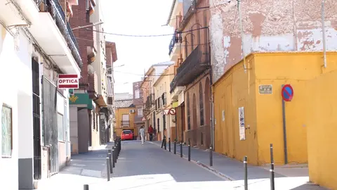 Calle de La Solana donde se encontró la cartera